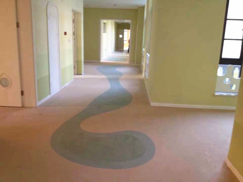 PVC plastic flooring